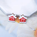 20pcs Copper Both Side Enamelled Christmas Tree Snowman Elk  Gingerbread Man Charms DIY Earring  Bracelet Accessories