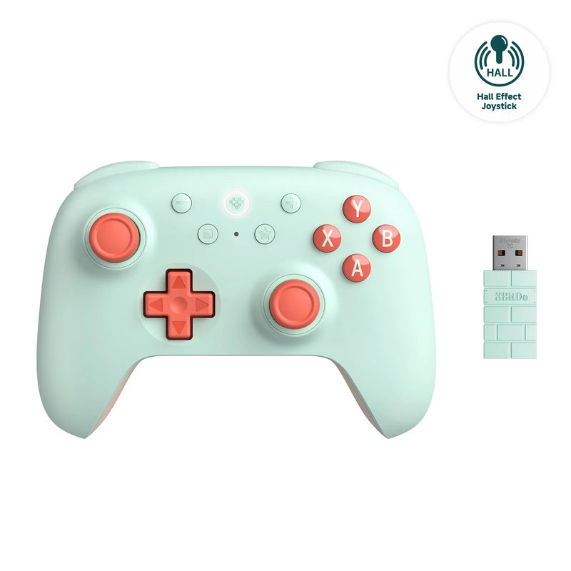 8BitDo - New Ultimate 2C Wireless 2.4G Gaming Controller with Hall Effect Joystick for PC Steam Deck Raspberry Pi Android