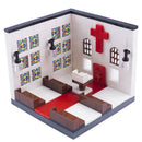 MOC City Building Blocks Accessories Mahjong Machine Plant Sofa Bed Piano Refrigerator Kitchen Toy Brick Florist Bar X009 TV Set