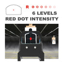 Victoptics V3 1x17x26 Red Dot Sight For Close-in Work&General Shooting Compatible With R.M.R Footprint For Airsoft & 9mm Pistol