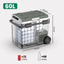 Alpicool EZGW 40L 50L 60L Car Refrigerator Portable Compressor Cooler 12/24V DC 100-240V AC Mini Fridge Freezer for Camping BBQ