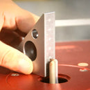 Right Angle Ruler Aluminum Alloy Pocket Square DIY Woodworking Triangle Ruler Height Measuring Gauging Woodworking Tool