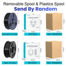 SUNLU 1KG PLA /Clear 3D Printer Filament 1.75mm 1000g Spool (2.2lbs) Neatly Arranged No Knot Filament Fit Most FDM Printer