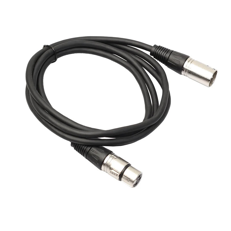 3 Pin XLR Male To Female Microphone Cable Guitar Mixer Speaker Patch Panel for Powered Speaker Amplifier Mixer 3M