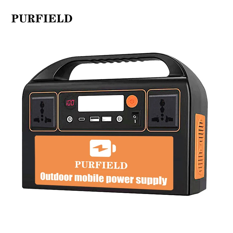 90000mAh  220V  AC 300W Portable Power Station  Solar Generator  DC Outdoor Emergency Power Supply Camping Outdoor Activities