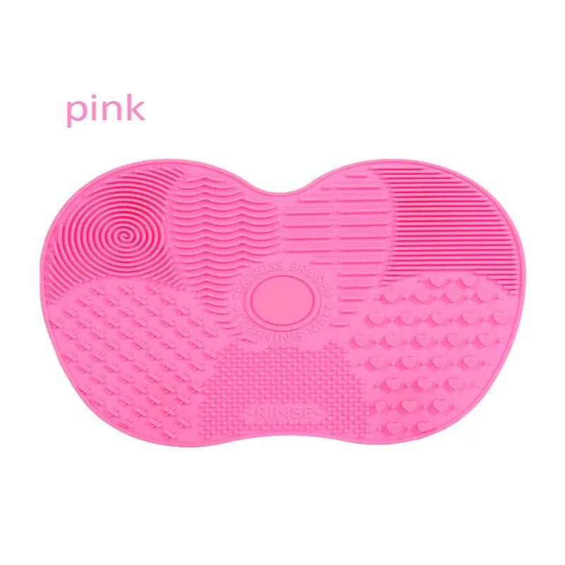 Silicone Brush Cleaner Cosmetic Make Up Washing Brush Gel Cleaning Mat Foundation Makeup Brush Cleaner Pad Scrubbe Board