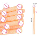 New Bachelorette Party Penis Straws Plastic Novelty Nude Dick Drink Straw For Hen Night Bar Decor Wedding Team Bride Supplies