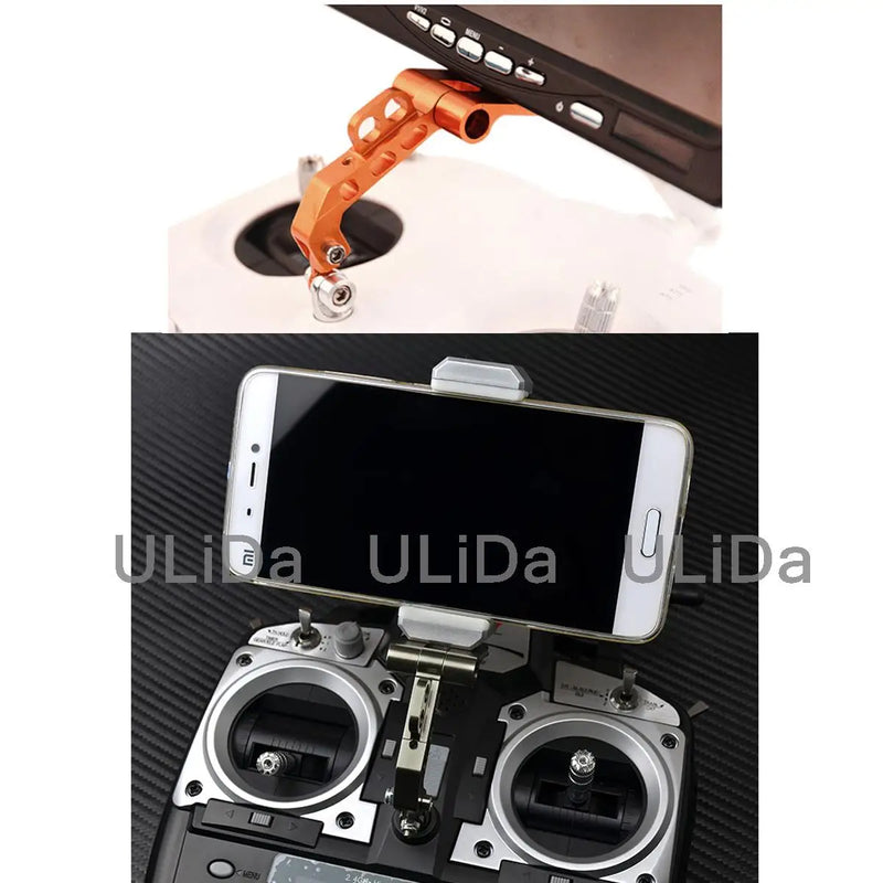 FPV Displayer Phone Holder Fixed Mount Monitor Bracket  For Flysky Fs-i6 I6s I6x DJI Futaba JR FLYSKY Plant Protection Drone UAV