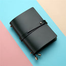 Soft PU Leather A5 Notebook Passport Style Solid Color Creative Fresh Loose-Leaf Notepad Student Stationery Diary Book 135x105mm