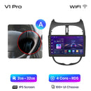 Junsun V1 Wireless CarPlay AndroidAuto Radio For Peugeot 206 206CC 206SW 2001-2008 4G Car Intelligent Systems 2Din Autoradio GPS