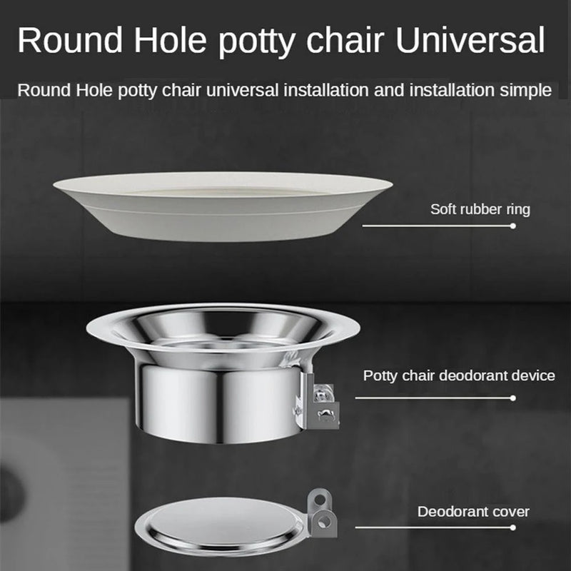 S/L Squatting Pan Anti-smell Plug Stainless steel Toilet Floor Deodorize Stopper Bathtub Anti-blocking Cover Bathroom Accessory