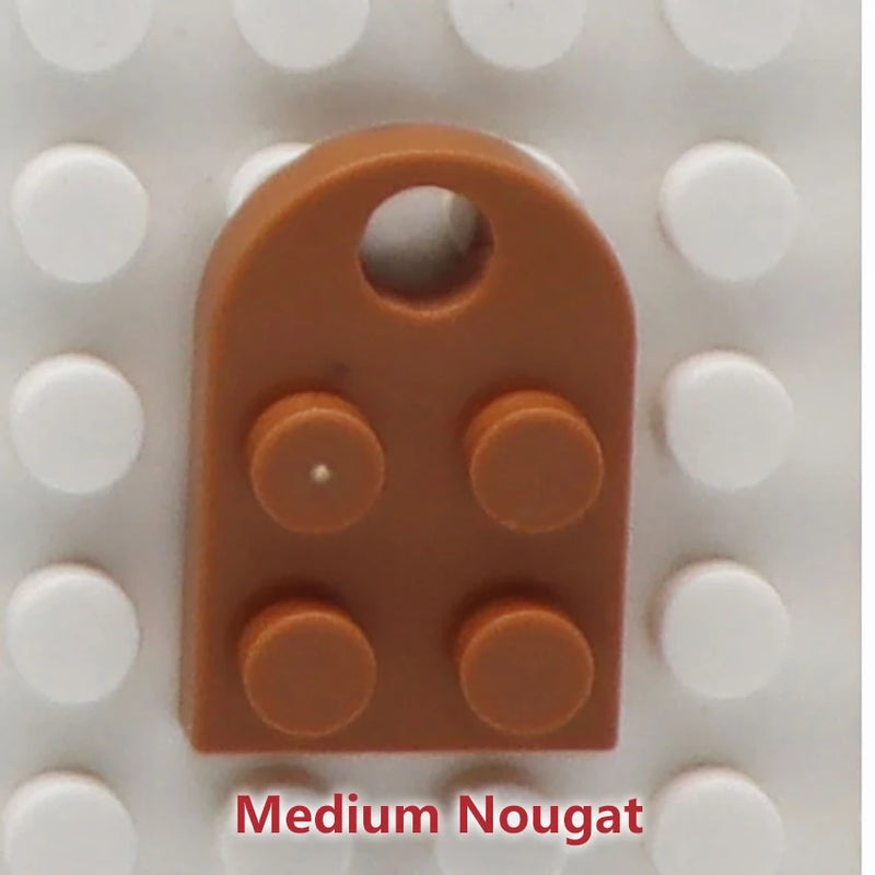 50pcs DIY Building Blocks 3176 Brick Heart Necklace/Key Ring Toys 2x 3 Heart-shaped Multicolor Educational Toy Gift for Children