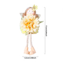 2024 Easter Flower Angel Wings Girls Window Sitting Fairy Tree Hanging Figurine For Woman Gift Home Wedding Birthday Party Decor