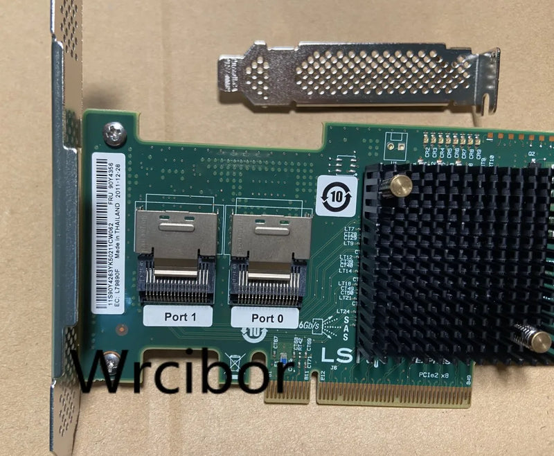 LSI 9200-8i IBM M1015 IT Mode 6Gbps SAS SAS2008 HBA RAID Controller Card = 9211-8I FW:P20 ZFS FreeNAS unRAID