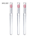 Soft Silicone Applicator Sticks Nail Powder Applying Manicure Brush Tools Washable Nail Art Silicone Pen For Uv Gel Polish