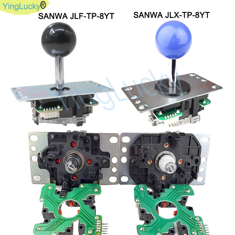 NEW Original SANWA Joystick JLX TP-8YT-SK Arcade joystick 5pin Cable Game Video Arcade Machine Neo Geo Zero Delay Fistfight