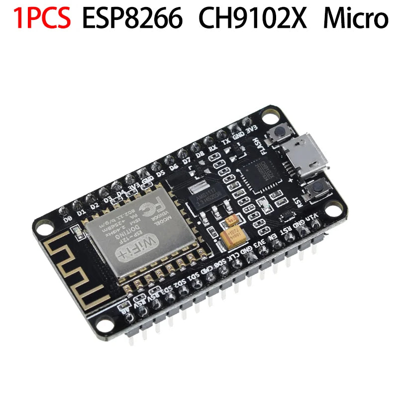 Wireless Module CH340/CP2102/CH9102X NodeMcu V3 V2 Lua WIFI Internet of Things Development Board Based ESP8266 ESP-12E