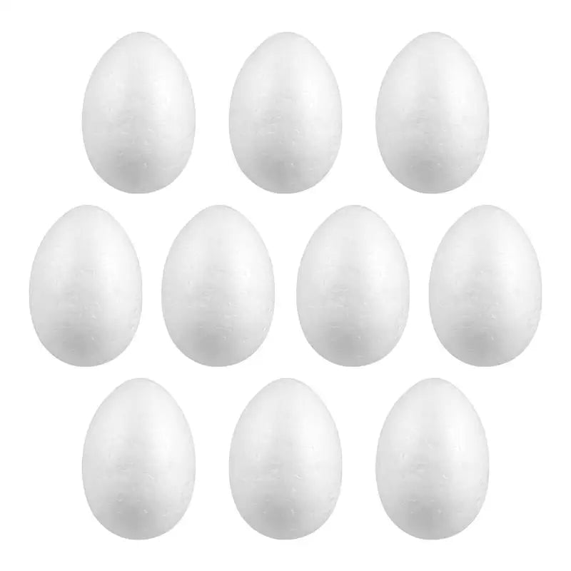 2/3/4 Pcs 15cm 20cm DIY Eggs White Foam Balls Eggs Easter Modeling Shapes Egg Ornaments Kids Painting Party Decorations