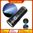 Sofirn SP36 Pro 8000lm Powerful LED Flashlight  4*SST40 USB C Rechargeable 18650 Torch