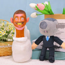 Skibidi Toilet Mant Plush Toys Speakerman Television Stuffed Dolls Anime Tobot Plushie Pillow Children Birthday Christmas Gifts