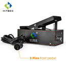 HITBOX TIG Welding 5 Pins Foot Pedal Amp Control Pedal for HBT250P AC/DC CT-520 and Other Machines Torch Control Foot Switch 1K