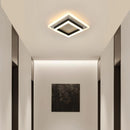 LED Ceiling Light, 30W 3500LM Modern LED Ceiling Light Fixture, Square Black Ceiling Lamp for Bedroom Living Room Kitchen Hallwa