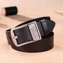 Leather Men's Belt Fashion Metal Alloy Pin Buckle Adult Luxury Brand Jeans Business Casual Waist Male Strap Brand