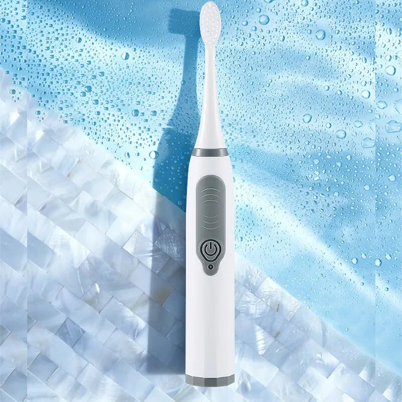 Jianpai Sonic Electric Toothbrush for Men and Women Adult Household Non Rechargeable Soft Hair IPX6 Waterproof