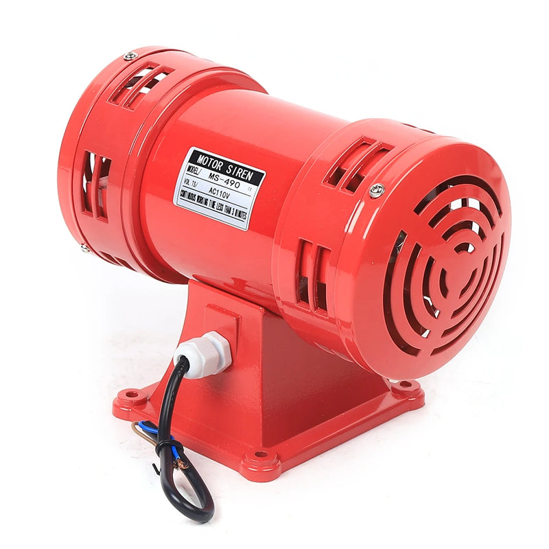 Air Raid Horn Industrial Motor Driven Electric Siren Industry Loud Alarm MS-490 140db