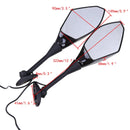 2PCS Hot Motorcycle LED With Turn Signal Integrated Indicator Lights Rearview Mirrors FOR Honda CBR600RR CBR1000RR 2004-2008