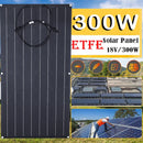 ETFE 300W Flexible Solar Panel Portable Solar Cell Energy Charger DIY Connector for Smartphone Charging Power System Car Camping