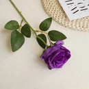 DIA 8CM Artificial Roses Valentine's Day Plastic Juana Flower Bouquet Wedding Decoration Living Room Dining Table Ornament Roses