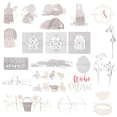 Piggy Craft metal cutting dies cut die mold The new series of Easter Scrapbook paper craft knife mould blade punch stencils dies