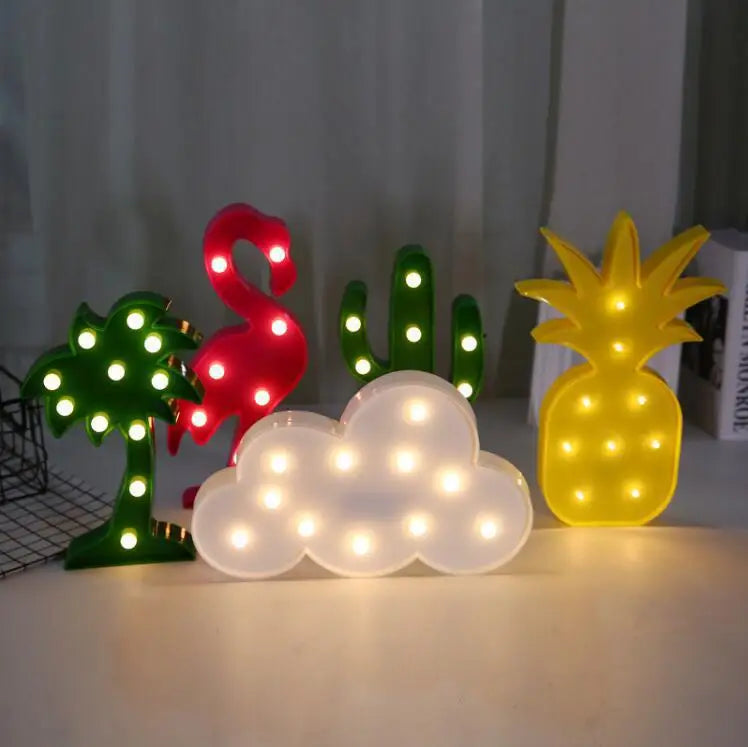 Kids Room Decor Cloud Star Moon LED Night Light Baby Children Bedroom Rainbow Cloud Christmas Night Light Wedding Decoration