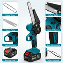 Giasm 6 inch Electric Saw Cordless Electric Chainsaw Garden Cutting Loppers Wood Cutting Power Tools For makita 18v battery pin
