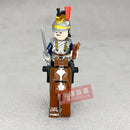 Medieval Napoleonic War French Dragoon British Soldiers Pirates Figures Army Scottish Fuisiler Building Blocks Weapons Brick Toy
