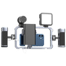 Ulanzi Universal Smartphone Video Rig Phone Cage with Handgrip for iPhone 16/15/14/13 Pro /Pro Max Android Mobile Phone
