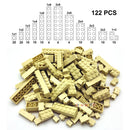 122pcs Thick Figures Bricks 12 Size DIY Building Blocks Educational Creative Size Compatible With 3001 Plastic Toys for Children