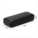 Unisex Glasses Box Lychee Pattern Leather Eyewear Protector Reading Glasses Case Women Men Sunglasses Case Hard Stress Resistant