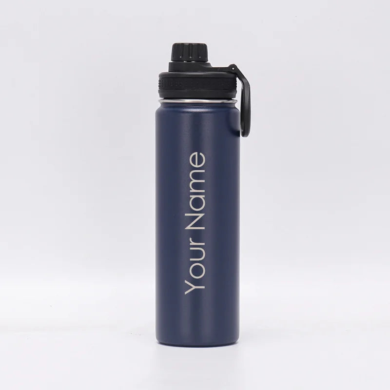 Personalised Gift 304 Stainless Steel Insulated Water Bottle 600ml 700ml 800ml Tumbler Flask