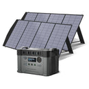 ALLPOWERS S2000 Pro Outdoor Generator 2400W MPPT Portable Power Station with 4X100W  Folable Solar Panels for RV Camping, Home
