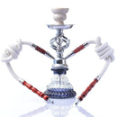 Glass Shisha Pipe Hookah with Ceramic Bowl Tongs Hookah Hose Complete Shisha Nargile Sheesha Narguile Chicha Hookah Water Pipe