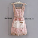 2pcs Canvas Apron for Women Home Kitchen Cooking Breathable Wear Apron Home Accessories