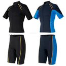 1.5MM Wetsuits for Mens Womens Front Zip Diving Suits Neoprene Short Sleeve Wet Suit for Surfing Diving Swimming Snorkeling