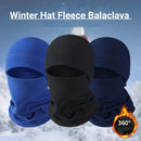 Winter Thermal Fleece Balaclava Men Hat Neck Warmer Hiking Scarf Waterproof Hunting Cycling Hat Hooded Neck Snowboard Face Mask