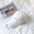 Fashion Letter Embroidery Baseball Cap Unisex Candy Color Soft Top Adjustable Sports Sun Hat Women Men Casual Hip Hop Dad Caps