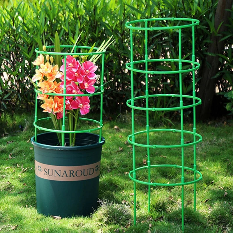 Plant Support Pile Garden Semicircle Flower Stand Cage Plant Grow Fixing Rod Vine Climbing Bracket Stake Holder Bonsai Tool