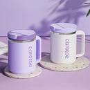 17oz Coffee Mug Cup with Handle,Vacuum Insulated Coffee Mug with Sliding Lid, Double Wall Stainless Steel Travel Tumbler Mug