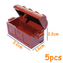 City Treasure Chest Gem Box Gold Silver Diamond Dollar Cents Money Coins Cash Bricks Accessory Printed MOC Toy Building Block