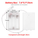 3AA Battery Power RGB Led Strip Light 5V SMD 5050 with 3/17/24Key Remote Control Flexible Tape Waterproof Led Light TV Backlight